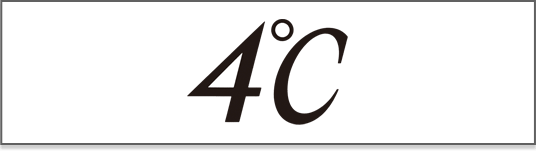 4℃